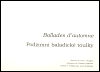 Obálka titulu Podzimní baladické toulky - Ballades d´automne