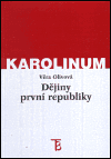 Dějiny první republiky - obálka