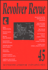 Revolver Revue č. 45 - obálka