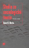 Studie ze sociologické teorie - obálka