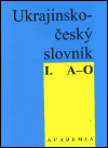 Ukrajinsko-český slovník I. (A-O) - obálka