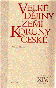 Velké dějiny zemí Koruny české XIV. (1929 - 1938) - obálka