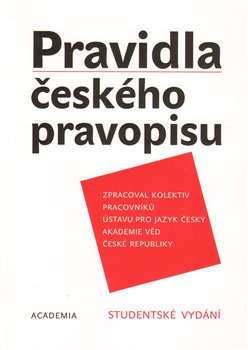 Obálka titulu Pravidla českého pravopisu (brož.)