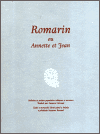 Romarin ou Annette et Jean (Ballades et poésies populaires tchéques et moraves / České a moravské lidové písně a balady) - obálka