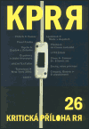 Kritická příloha Revolver Revue č. 26 - obálka