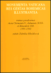 Monumenta Vaticana res gestas Bohemicas illustrantia – tomus prodromus. - obálka