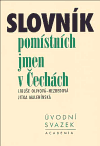Slovník pomístních jmen v Čechách - úvodní svazek - obálka