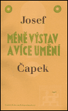 Méně výstav a více umění - obálka