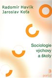 Sociologie výchovy a školy - obálka