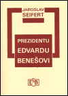Prezidentu Edvardu Benešovi - obálka
