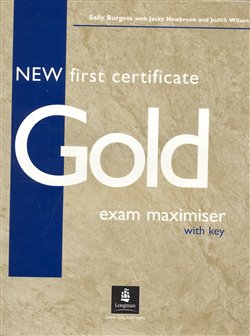 Obálka titulu New First Certificate Gold Exam Maximiser with key