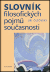 Slovník filosofických pojmů současnosti - obálka