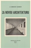 Za novou architekturu - obálka