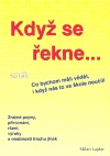 Když se řekne... - obálka