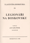 Legionáři na Boskovsku - obálka