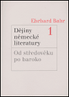 Dějiny německé literatury 1 (Od středověku po baroko) - obálka
