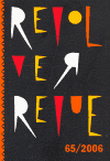 Revolver Revue 65 - obálka