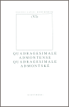 Quadragesimale Admontense/ Quadragesimale Admontské - obálka