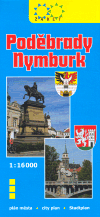Poděbrady, Nymburk-plán měst 1:16 000 - obálka