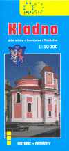 Kladno-plán města 1:10 000 - obálka