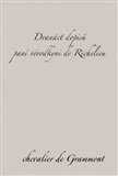 Dvanáct dopisů paní vévodkyni de Richelieu - obálka