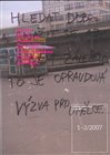 Sešit pro umění, teorii a příbuzné zóny 1-2/2007