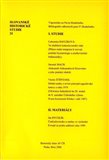 Slovanské historické studie 31 - obálka