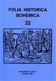 Folia Historica Bohemica, sv. 22. - obálka