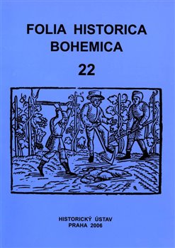 Obálka titulu Folia Historica Bohemica, sv. 22.