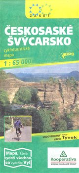 Obálka titulu Českosaské Švýcarsko-cykloturistická mapa