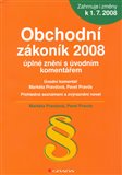 Obchodní zákoník 2008 – úplné znění s úvodním komentářem - obálka