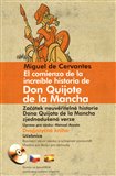 Začátek neuvěřitelné historie Dona Quijota de la Mancha/Miguel  de Cervantes El comienzo de la increíble historia de Don Quijote de la Mancha (Zjednodušená verze) - obálka