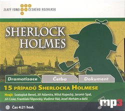 Obálka titulu CD-15 případů Sherlocka Holmese (MP3)