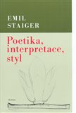 Poetika, interpretace, styl - obálka