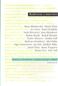 Obálka titulu Rozhovory o interview