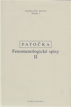 Obálka titulu Fenomenologické spisy II