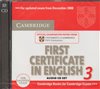 CDROM-Cambridge First Certificate in English 3 for Updated Exam Audio CDs