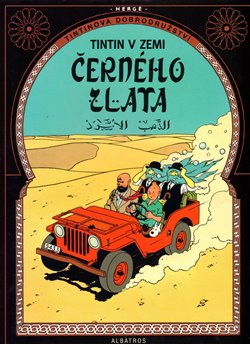 Obálka titulu Tintin v zemi černého zlata