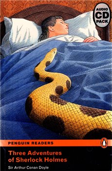 Obálka titulu Three Adventures of Sherlock Holmes (audio CD Pack)