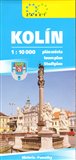 Kolín - plán města 1:10 000 - obálka