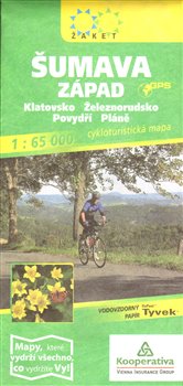 Obálka titulu Šumava západ - cykloturistcká mapa 1:65 000