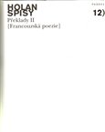 Spisy sv. 12 - Francouzská poezie - Překlady II. (Překlady II.) - obálka