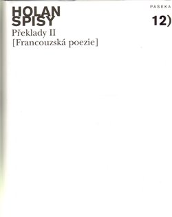Obálka titulu Spisy sv. 12 - Francouzská poezie - Překlady II.