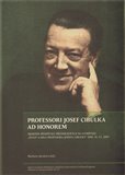 PROFESSORI JOSEF CIBULKA AD HONOREM - obálka