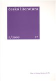 Česká literatura 5/2009 - obálka