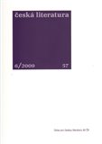 Česká literatura 6/2009 - obálka