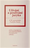 Užívání a prožívání jazyka - obálka
