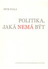 Politika, jaká nemá být - obálka