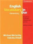 English Vocabulary in Use Elementary without answers - obálka