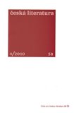 Česká literatura 4/2010 - obálka